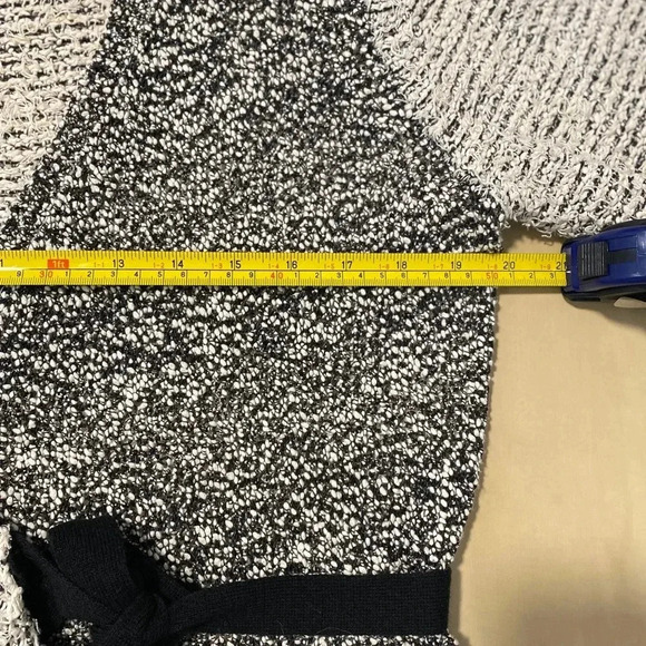 $425 3.1 Philip Lim Cardigan Waist Tie Longer Ivory Gray Size Small S - Picture 9 of 12